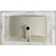Dessus de meuble-lavabo en céramique pour salle de bain, 30 po, blanc brillant, P 29,9 po x l 18,3 po H 6,7 po, céramique, technologie de teinture