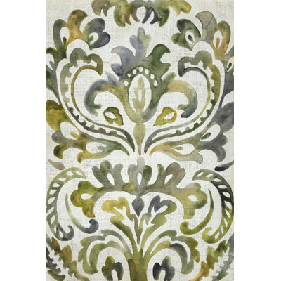 Verdant Damask II by Chariklia Zarris - Wrapped Canvas Painting