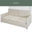 Lit escamotable double pleine grandeur avec coussin-839670323