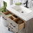 30.5" Single Bathroom Vanity with Cultured Marble Vanity Top-2012376158