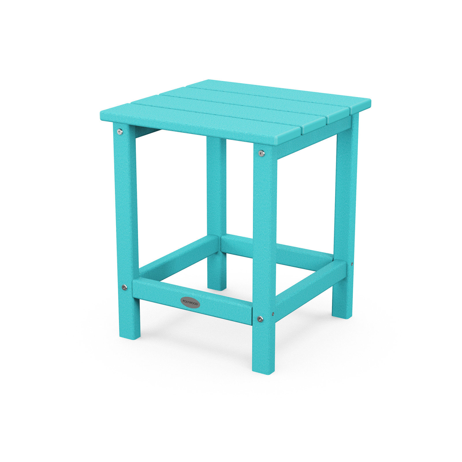 POLYWOOD Long Island 18" Side Table, Aruba