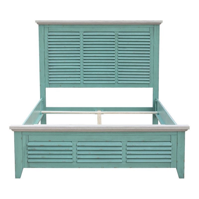Minneiska Solid Wood King Bed, Queen