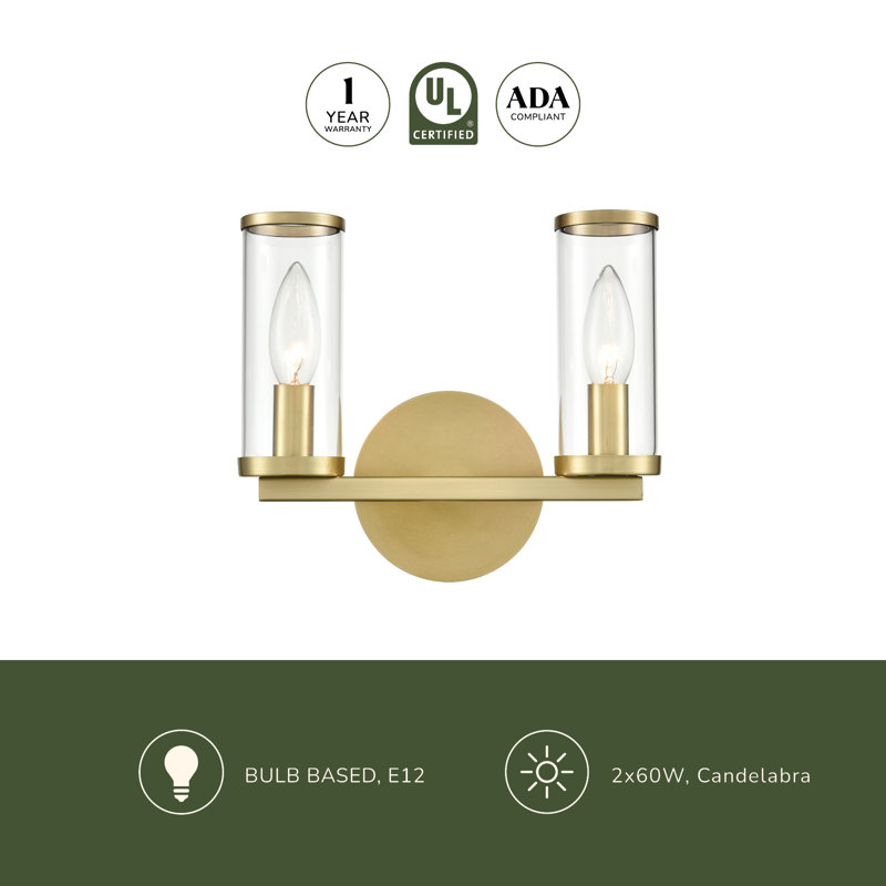 Revolve 2 - Light Vanity Light, Urban Bronze