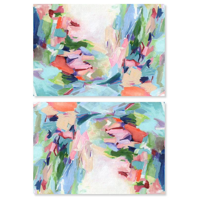 Infinite Love Set Canvas Contemporary Modern par Art Remedy, H 10 po x l 15 po, Toile tendue
