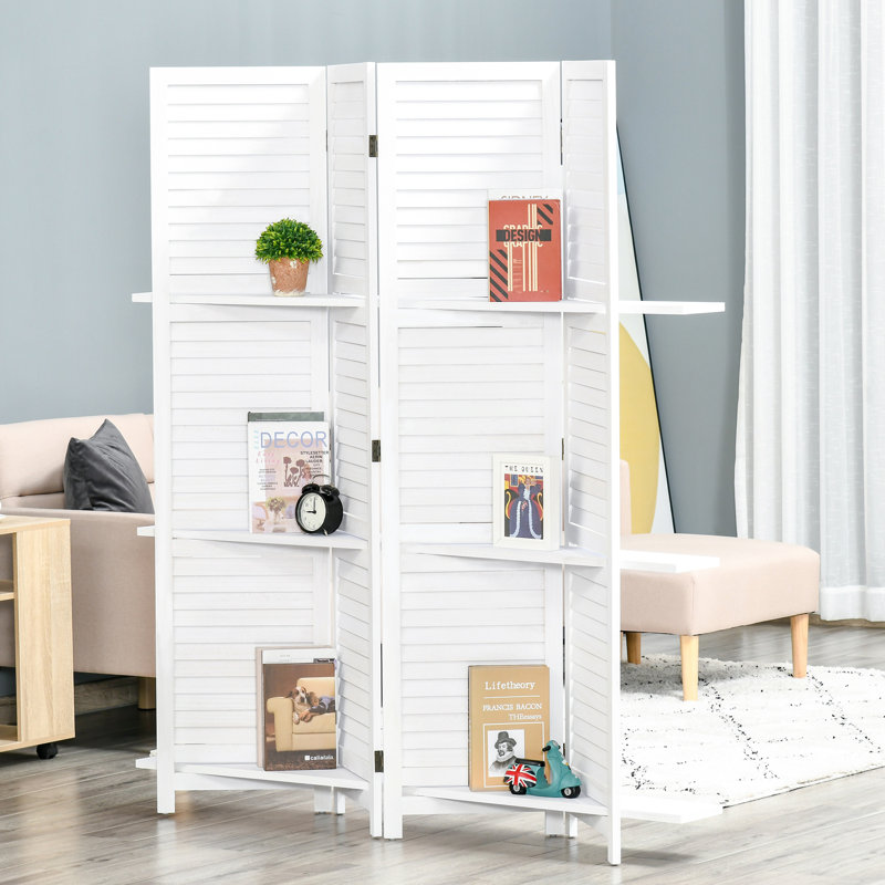 Paravent en bois, Blanc