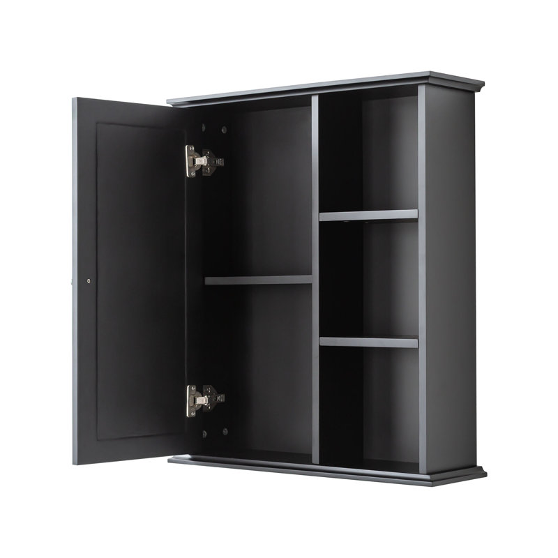 Armoire murale de salle de bain, Noir