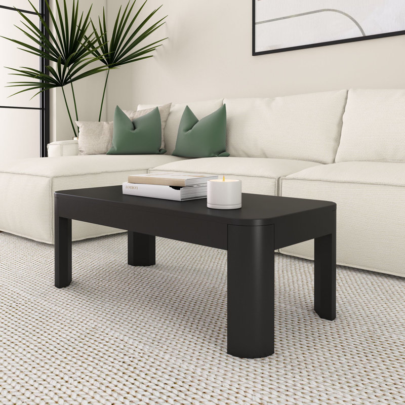 Careli 40.25" Coffee Table, Black