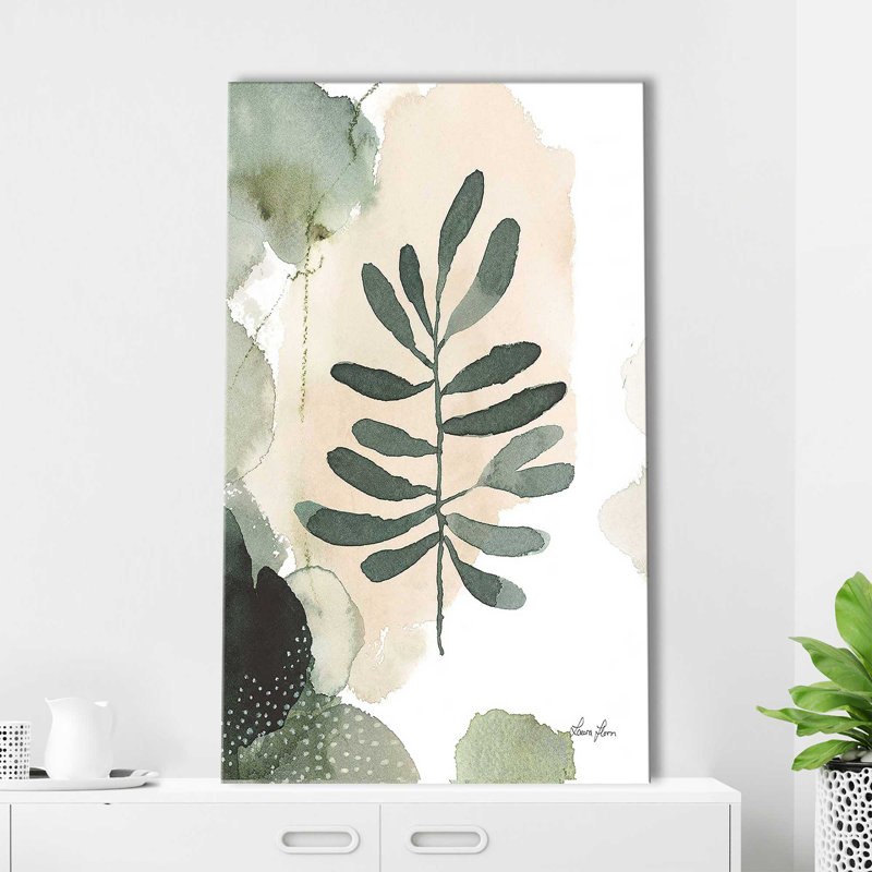 «Sage Bliss III» par Laura Horn - Peinture, Toile tendue, H 30 po x l 18 po x P 1 po