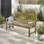 Cascio 2 Seater Solid Wood Outdoor Garden Bench with Table - Rustic Farmhouse Style