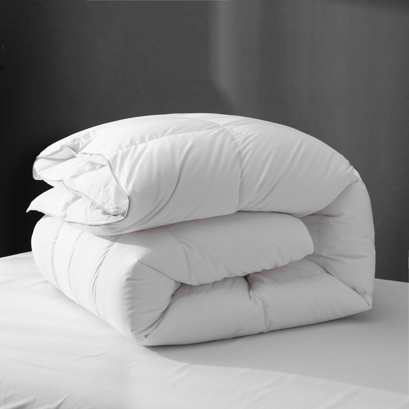  Édredon toutes saisons en plumes et duvet - housse de couette 100% coton et housse de couette respirante