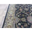 Tapis de zone à chemin de table noir 2 pi 8 po x 14 pi 9 po one-of-kind à la main noué la Beason