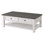 Table basse en bois massif avec rangement Holliman