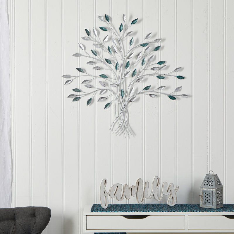Décoration murale arbre de vie en métal