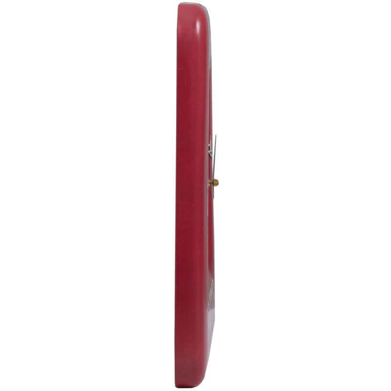 Square Tin Wall Clock, Union Jack Design - 31cm