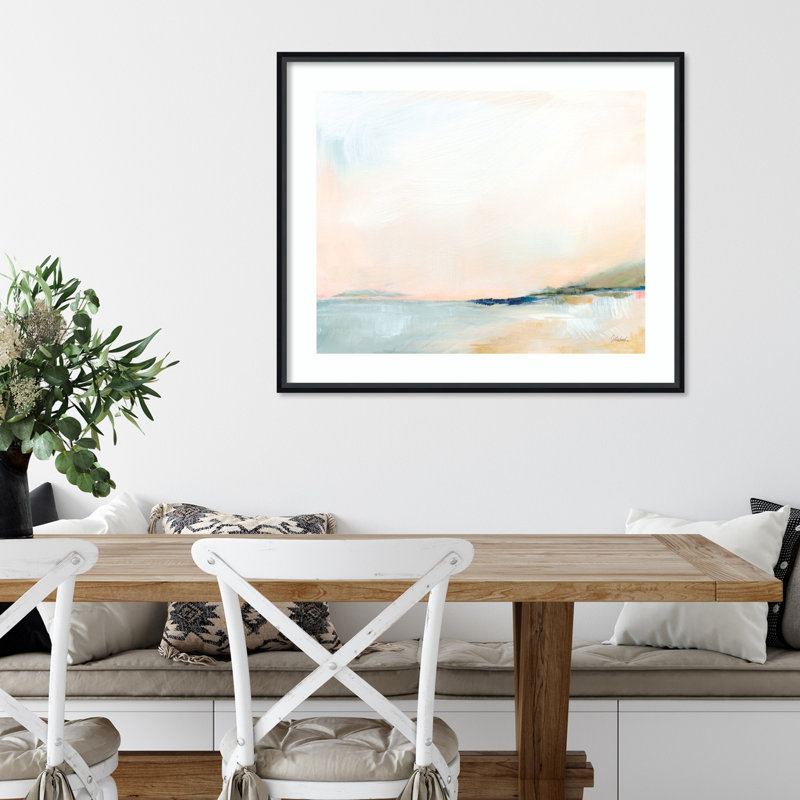 Open Sky Over Water by Sue Schlabach, Black, 33" W x 28" H