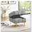 Pet-Friendly Storage Ottoman with Stainless Steel Legs