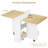 Atoria Oak Solid Wood Base Dining Table