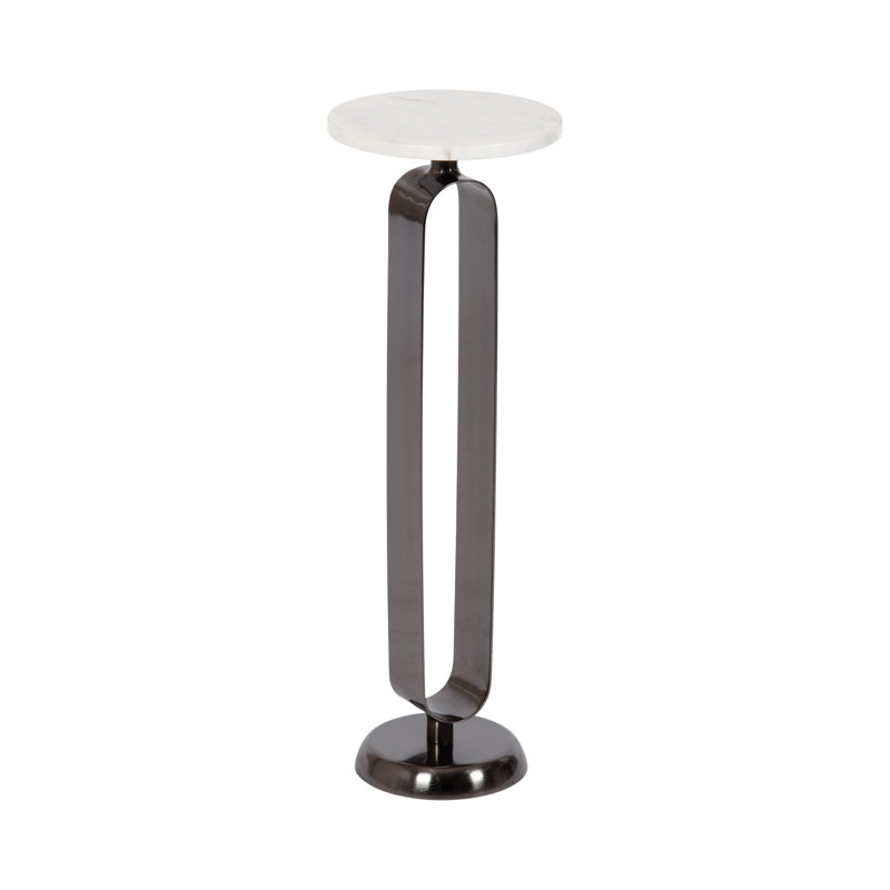 Round Marble Drink Table