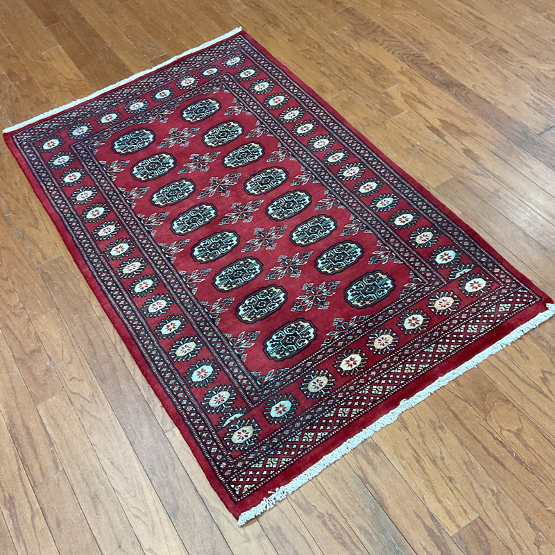 Tapis en laine Bokhara fabriqué à la main