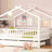 Zhayne Wooden House Bed with Trundle-1451600449-1451600451
