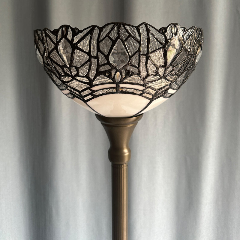Lampe torchère sur pied Tiffany