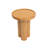 Round Solid Wood End Table,Natural