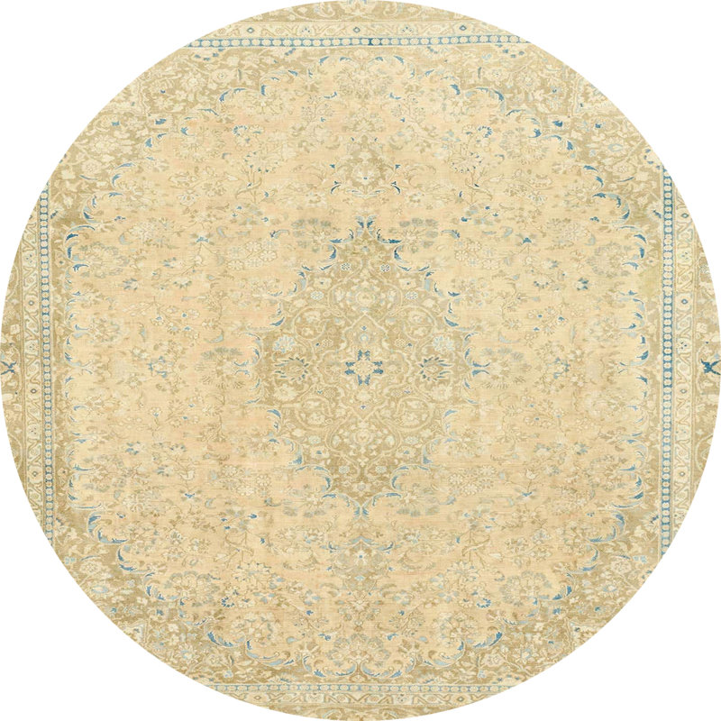 Tapis abstrait moderne 2121, Rond 6 pi