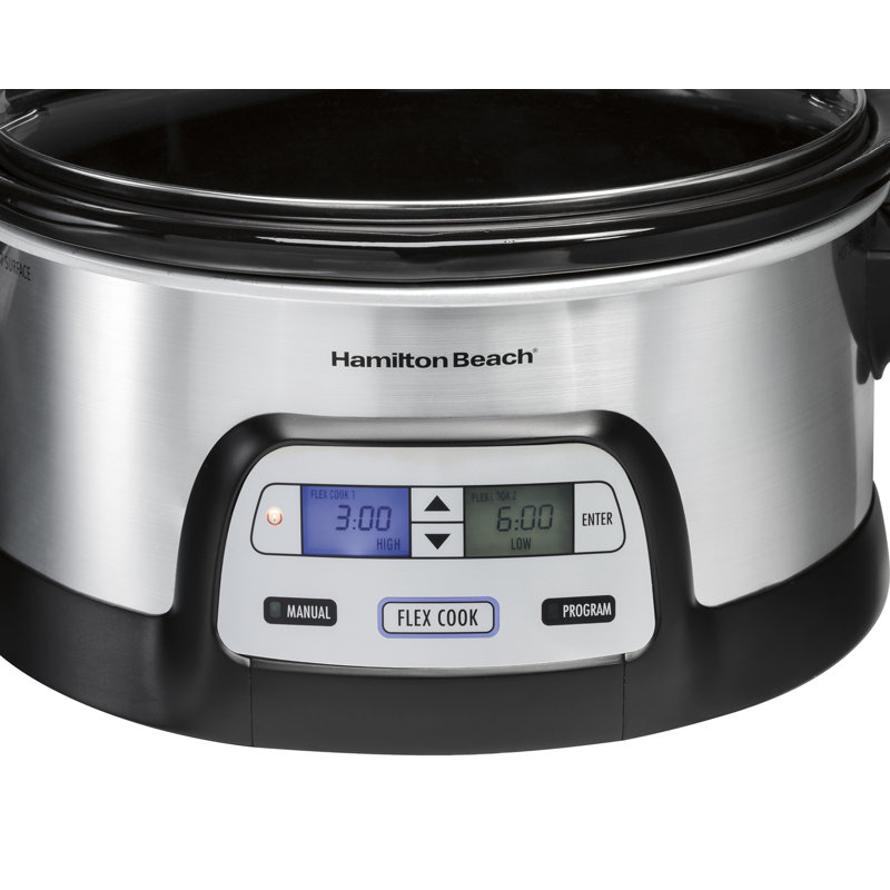 Hamilton Beach® Programmable FlexCook 6 Quart Slow Cooker