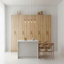 Armoire polyvalente 5 pièces pour la maison - Chêne
