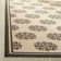 Burnell Ikat Cream/Brown Area Rug