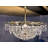 Eldoria 6 - Light Crystal and Iron Dimmable Empire Chandelier