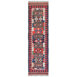 Kilim Flatweave Wool Oriental Area Rug in Blue