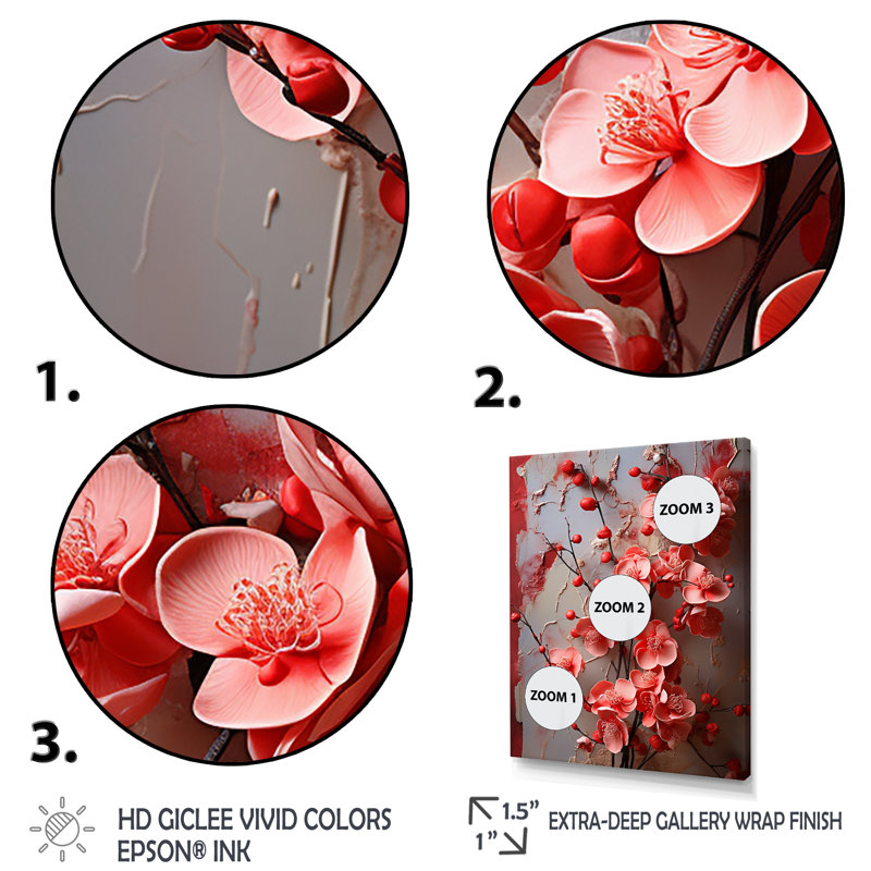 Rose konini fuchsia I - art mural fuchsia, Cadre simple argenté, H 20 po x l 12 po x P 1 po