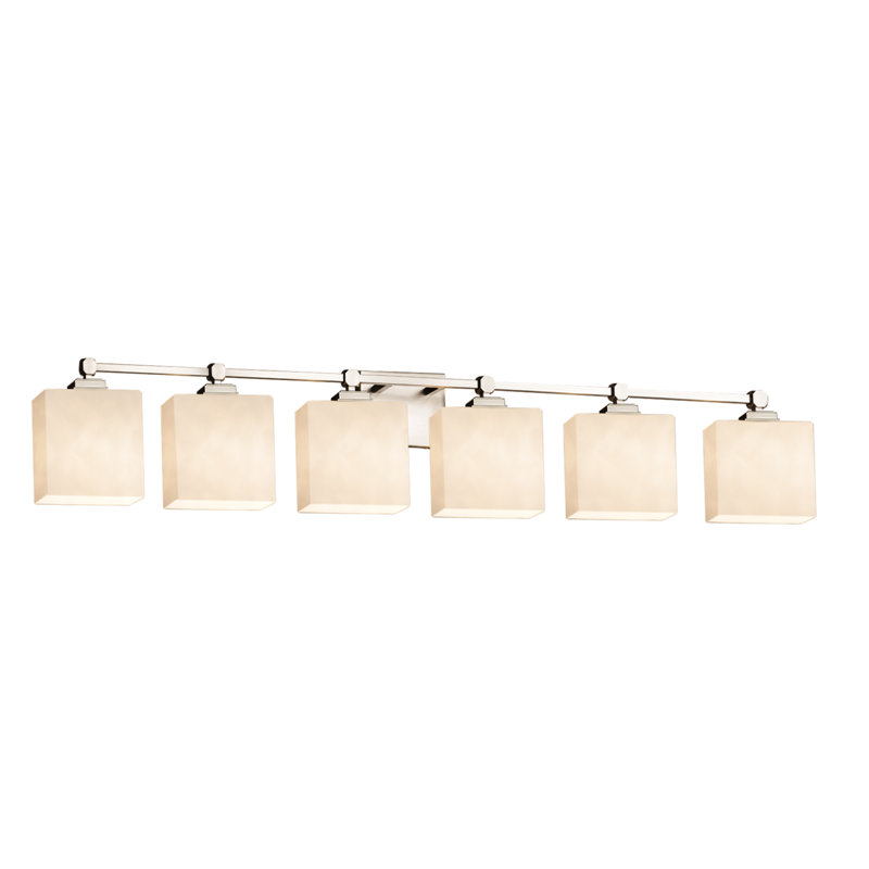 Ainka 6 - Light Dimmable Vanity Light, Brushed Nickel