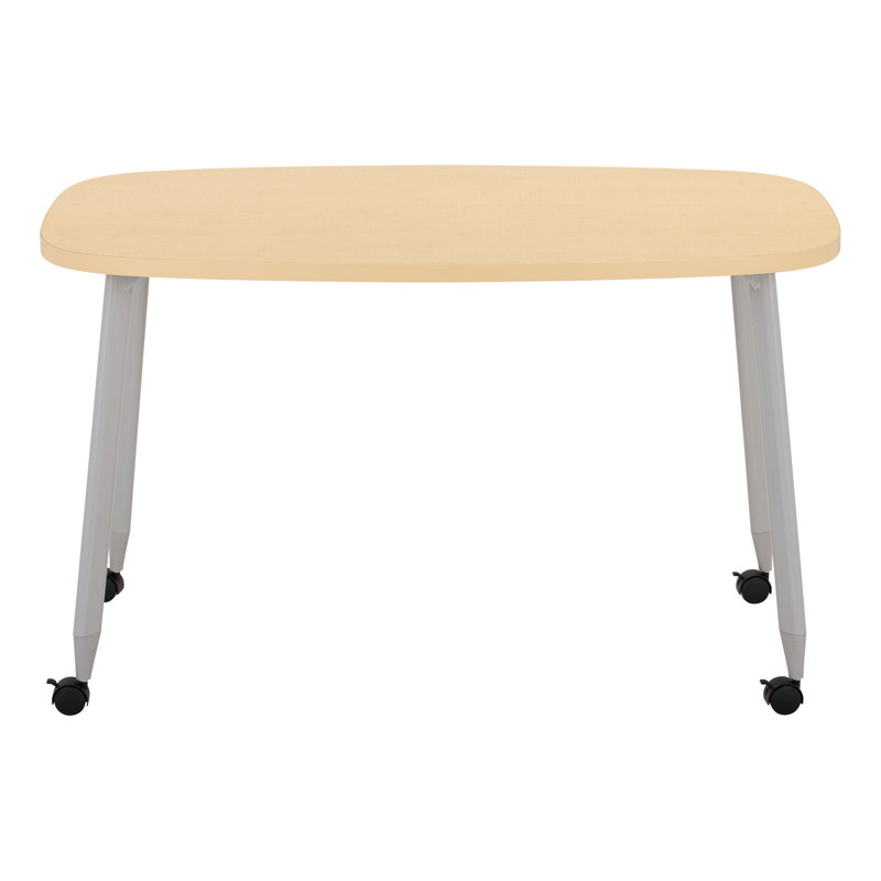 Table rectangulaire mobile et mobile - Espace de travail créatif polyvalent, Tanné
