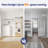 84" DIY Solid Pine Wood K-Style Folding Barn Door with Hardware Kit-117329933-117329940