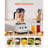 Blender for Smoothies, 85 oz 1400W, Multi-Functional Food Processing Blender with 2 Cups for Smoothie/Milkshake/Juice, Professional Blender with Powerful Motor, Compatible with Kitchen