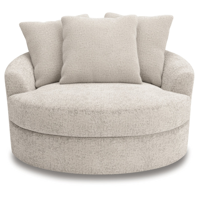 Fauteuil d'appoint pivotant surdimensionné Snodoodle