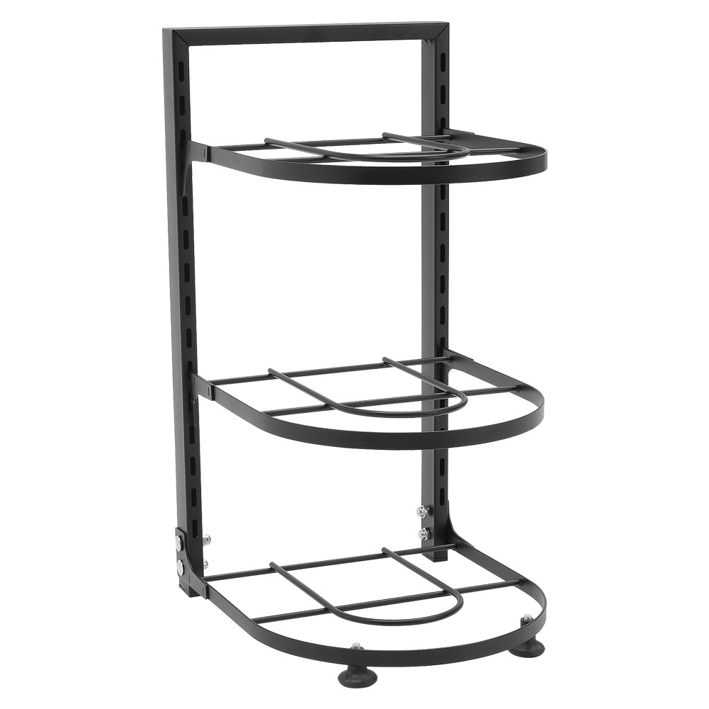 Steel Handcrafted Rectangle Countertop / Cabinet Pot Rack