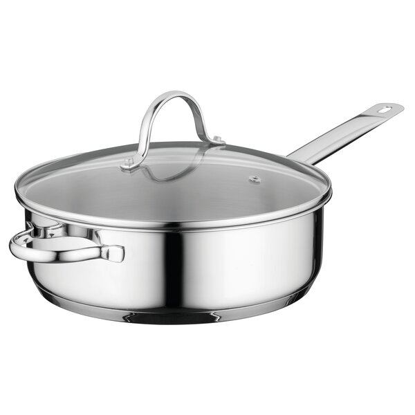 BergHOFF International Essentials Comfort Stainless Steel Covered Deep  2-Piece Skillet Set with Lid