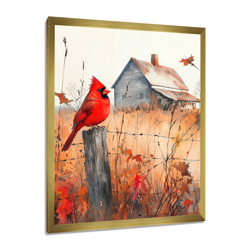 Koerner - Animals Wall Decor, H 44 po x l 34 po, Reproduction encadrée d'une seule photo, Doré