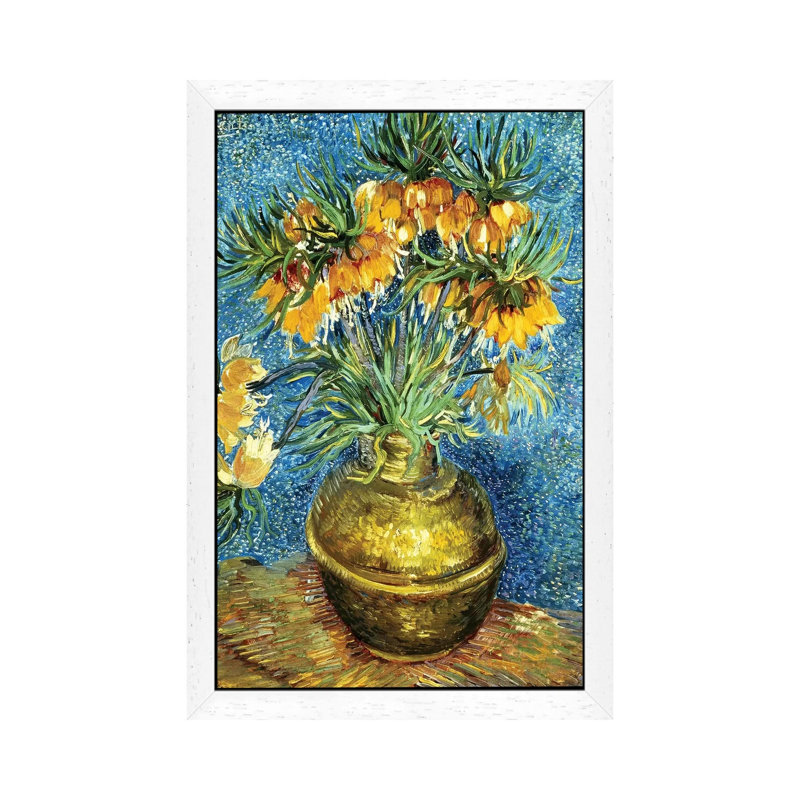 1 Piece Wall Art on Canvas, 66.04 cm H x 45.72 cm W, White Framed