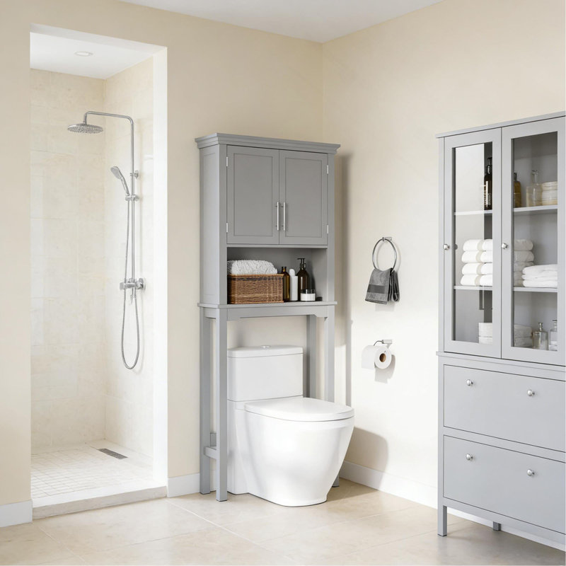 Home Bathroom Storage Organizer,Over The Toilet Storage Cabinet