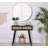 31" Console Tables For Entryway, Vanity Desk Rattan Dresser Side Table Black Entry Table Narrow Console Table Modern Hallway Table Boho Sofa Table