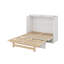 Lit escamotable double avec grand tiroir-420329642