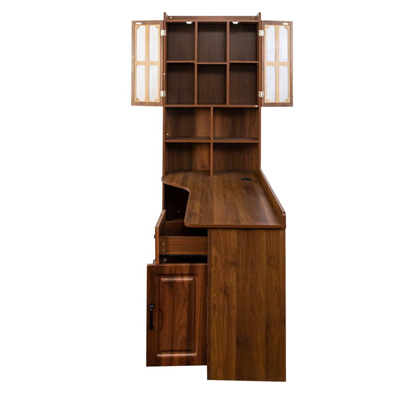 Bureau d'ordinateur de coin en L pour bureau à domicile ou bureau d'étude