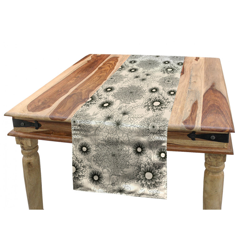 Dahlia Table Runner, 120" x 16"