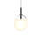 Cantina 1 - Light Satin Black Single Pendant-21970444-21970447