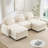 Cloud Comfort Sectionals Teddy 3 Seat Modern Modular Home Sofa