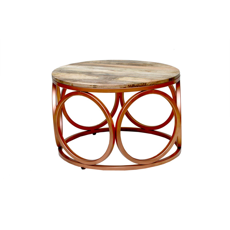 Dupree Frame Coffee Table, Copper
